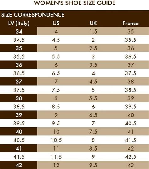 lv shoe size chart|louis vuitton boot size chart.